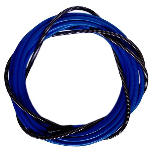 Drahtspirale Blau, 1,5x4,5x340 mm