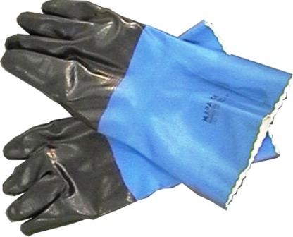 Gummi-Handschuhe, 32 cm lang